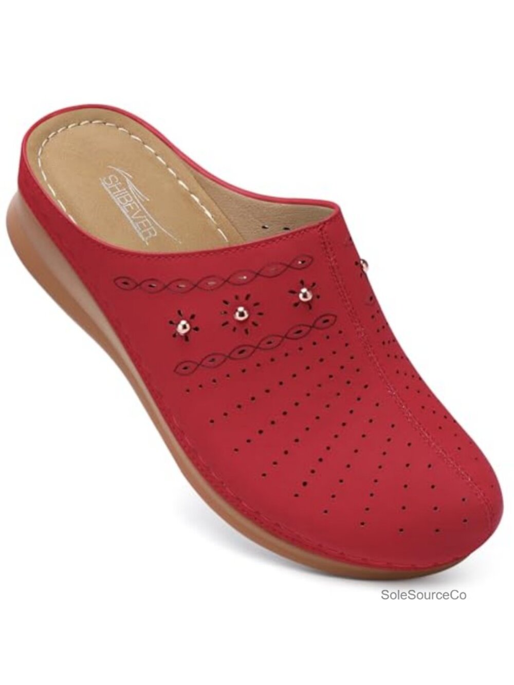 Slip On Closed Toe Mules Clogs Cushioned Arch Support Non-Slip Daily Wear